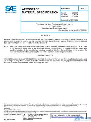 SAE AMS 6926 Series PDF