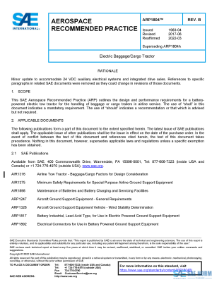 SAE ARP 1804 Series PDF