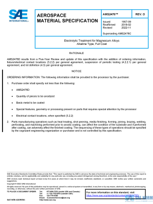 SAE AMS 2476 Series PDF