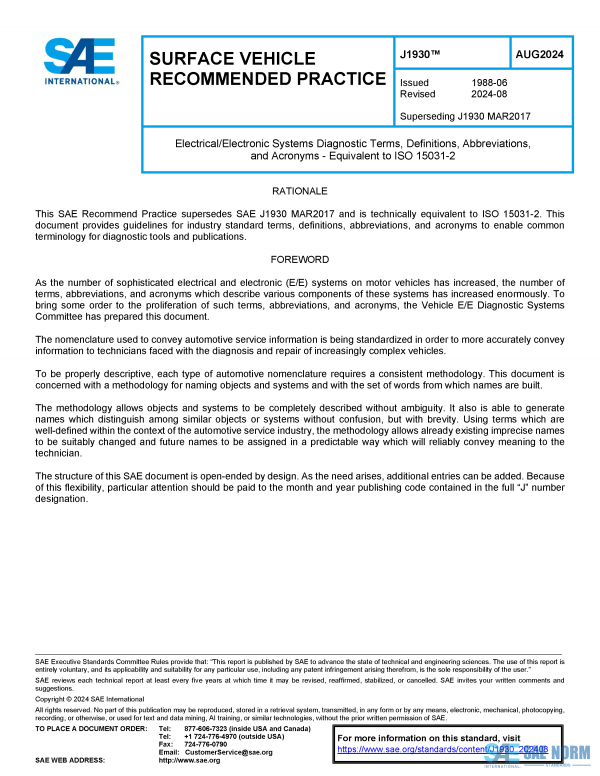 SAE J 1930 Series PDF