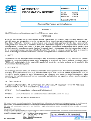 SAE AIR 4830 Series PDF