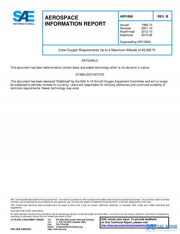 SAE AIR 1069 Series PDF