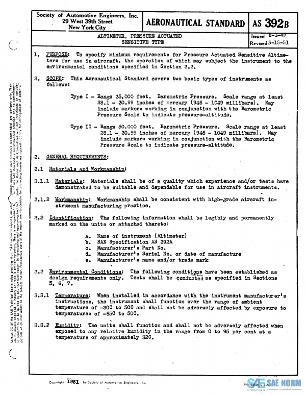SAE AS 392 Series PDF