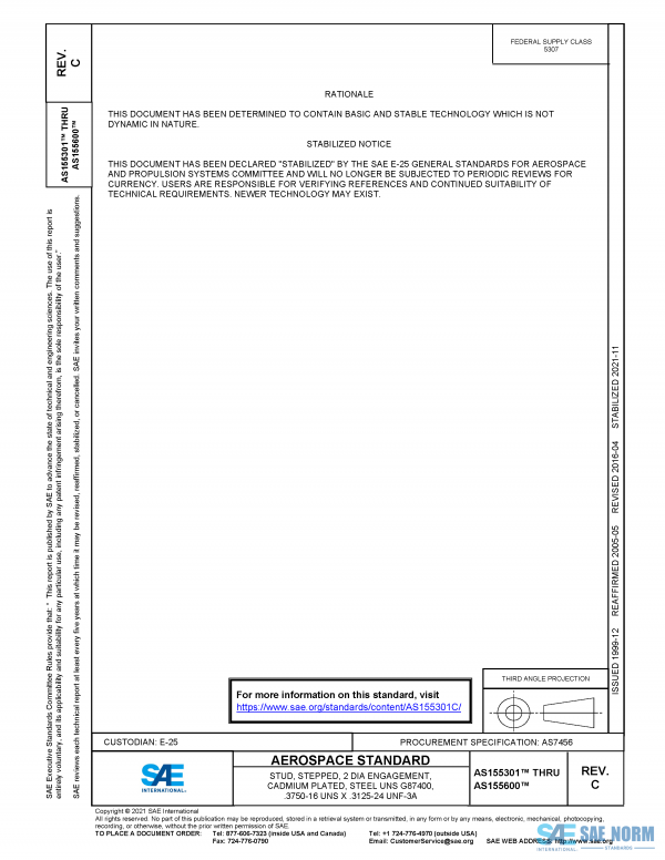 SAE AS 155301 Series PDF