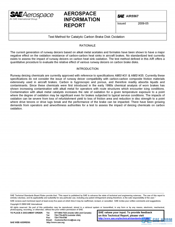 SAE AIR 5567 Series PDF