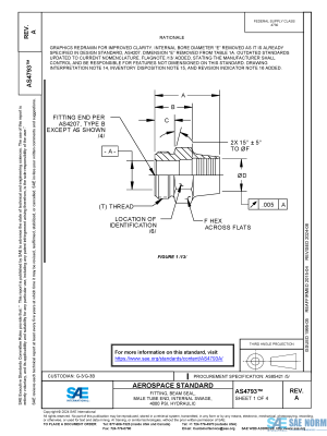SAE AS 4793 Series PDF