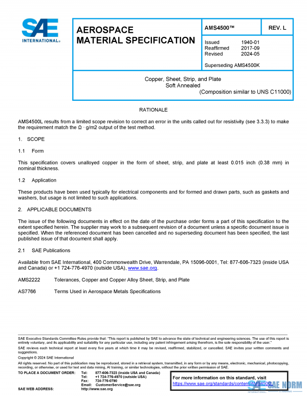 SAE AMS 4500 Series PDF