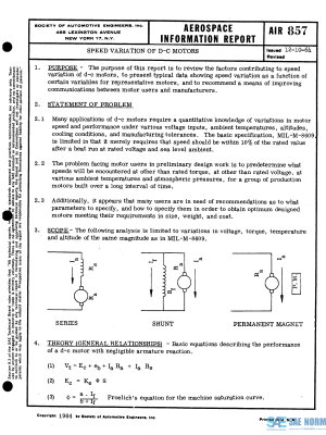 SAE AIR 857 Series PDF