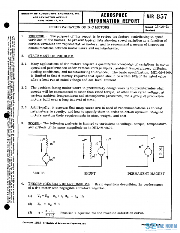 SAE AIR 857 Series PDF