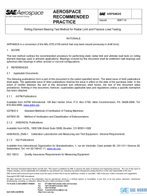 SAE ARP 5483/5 Series PDF