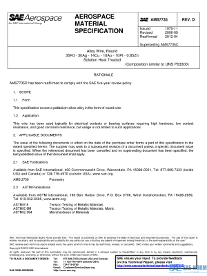 SAE AMS 7735 Series PDF
