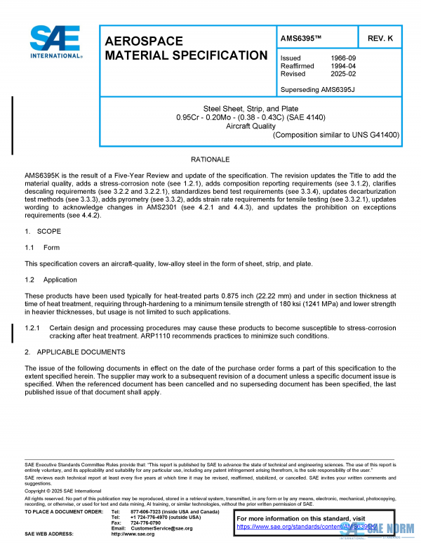 SAE AMS 6395 Series PDF
