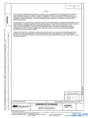 SAE AS 35091 Series PDF