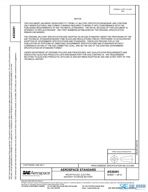 SAE AS 35091 Series PDF