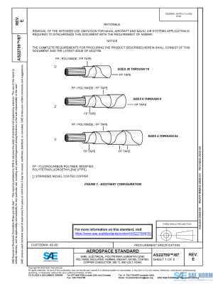 SAE AS 22759/87 Series PDF