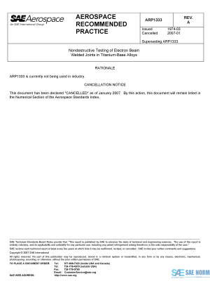 SAE ARP 1333 Series PDF