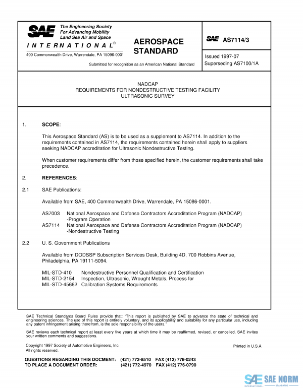 SAE AS 7114/3 Series PDF