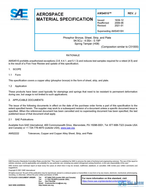 SAE AMS 4510 Series PDF