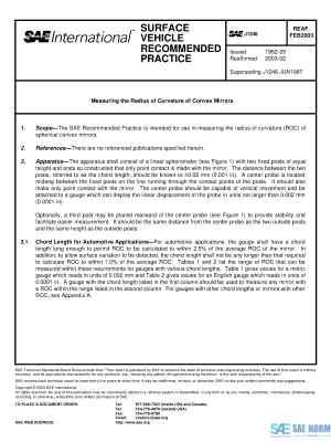 SAE J 1246 Series PDF