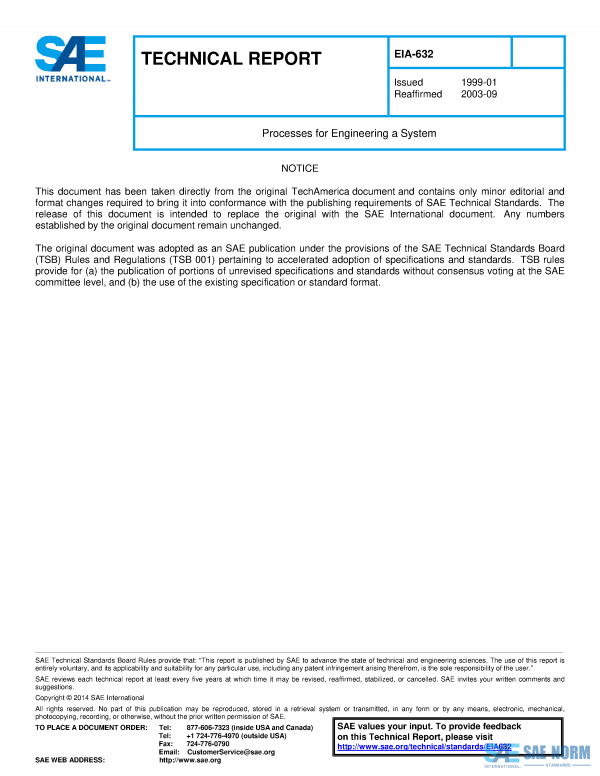 SAE EIA 632 Series PDF