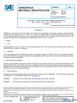 SAE AMS 5541 Series PDF