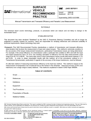 SAE J 2453 Series PDF