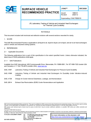 SAE J 1542 Series PDF