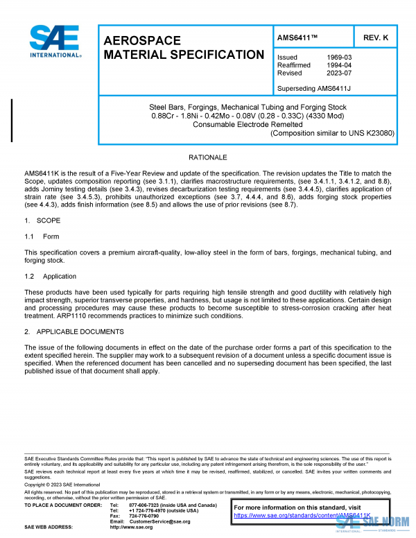 SAE AMS 6411 Series PDF