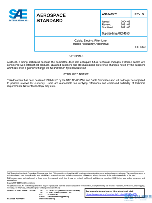 SAE AS 85485 Series PDF