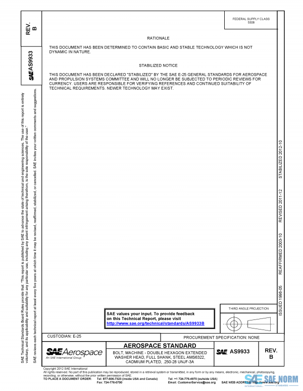 SAE AS 9933 Series PDF