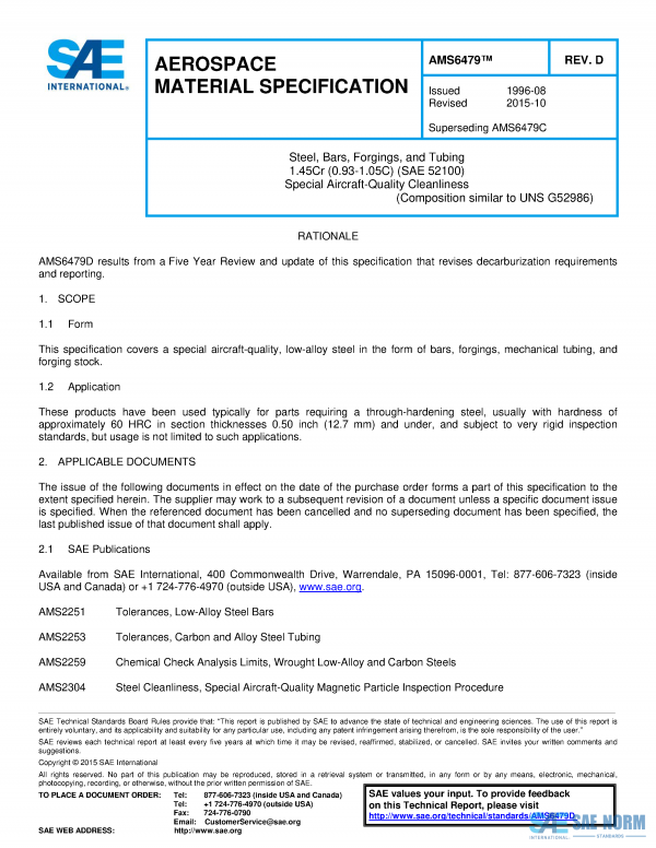 SAE AMS 6479 Series PDF