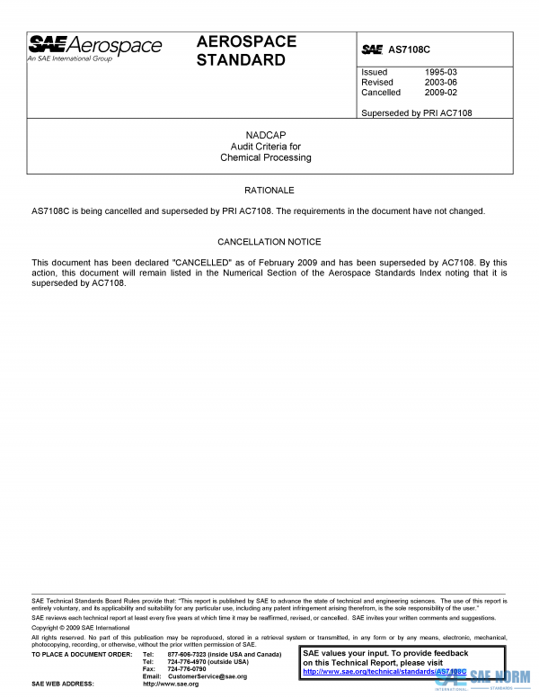 SAE AS 7108 Series PDF