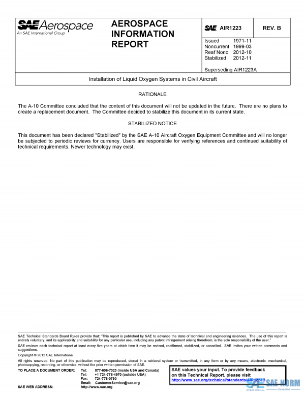 SAE AIR 1223 Series PDF