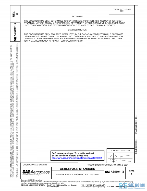 SAE AS 55941/2 Series PDF