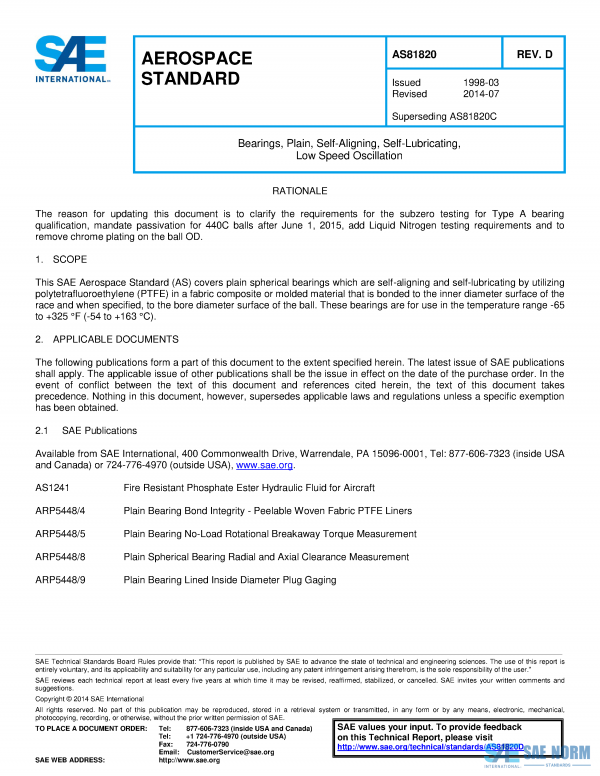 SAE AS 81820 Series PDF