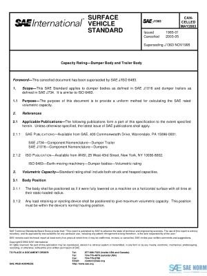 SAE J 1363 Series PDF