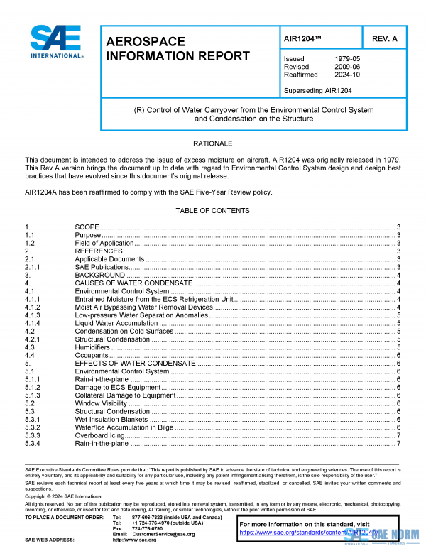 SAE AIR 1204 Series PDF
