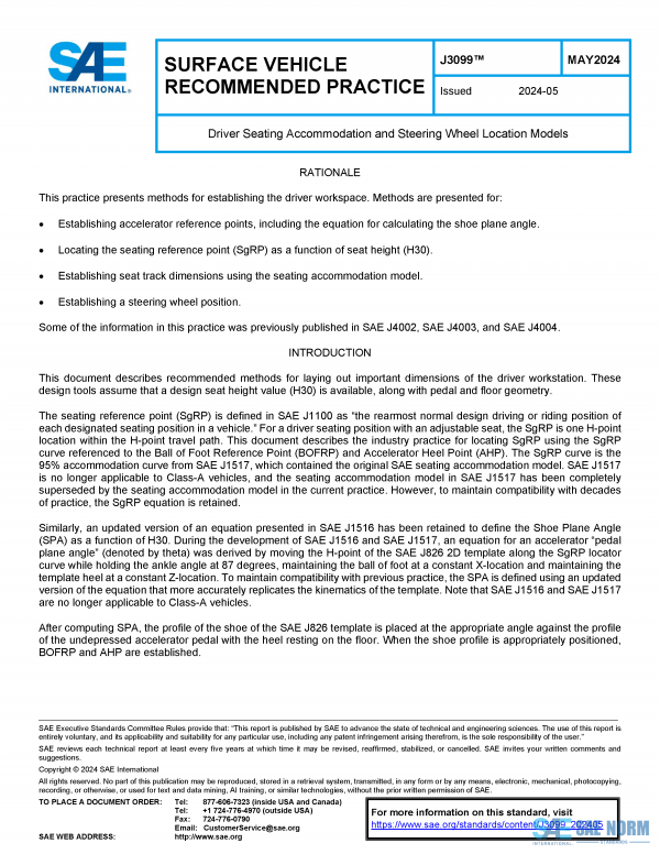 SAE J 3099 Series PDF