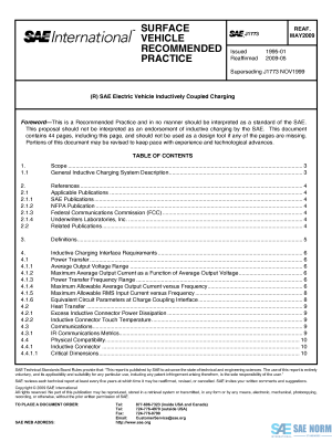 SAE J 1773 Series PDF