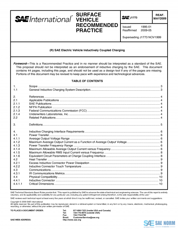 SAE J 1773 Series PDF