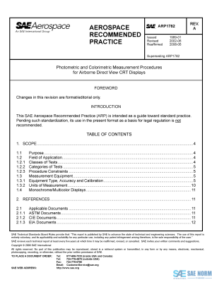 SAE ARP 1782 Series PDF