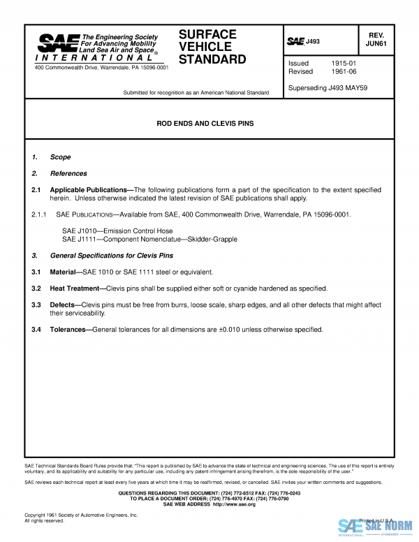 SAE J 493 Series PDF