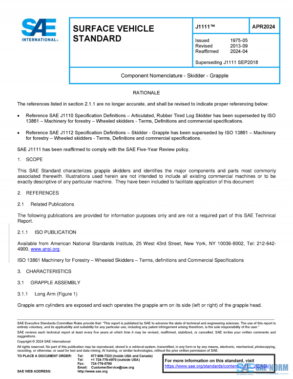 SAE J 1111 Series PDF