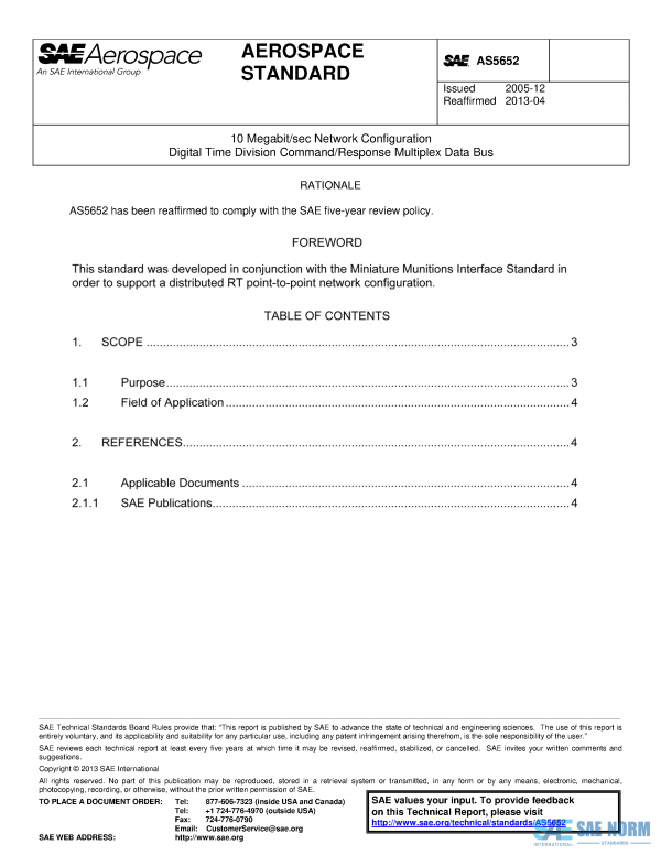 SAE AS 5652 Series PDF