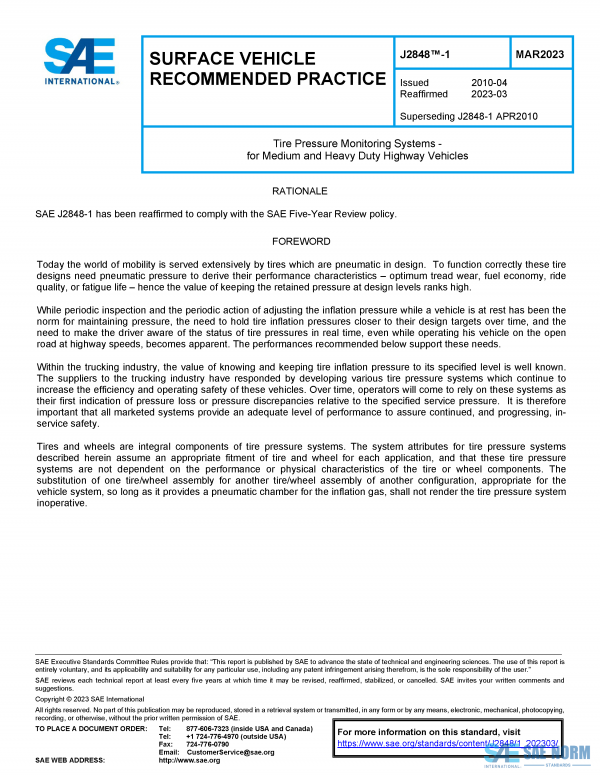 SAE J 2848/1 Series PDF