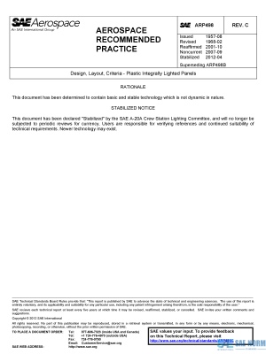 SAE ARP 498 Series PDF