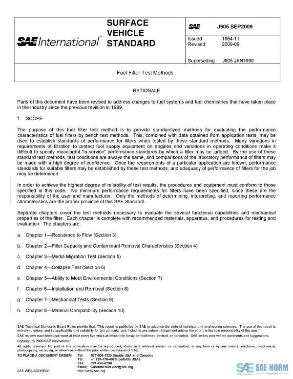 SAE J 905 Series PDF