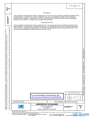 SAE AS 25067 Series PDF