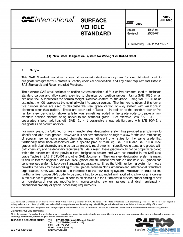 SAE J 402 Series PDF