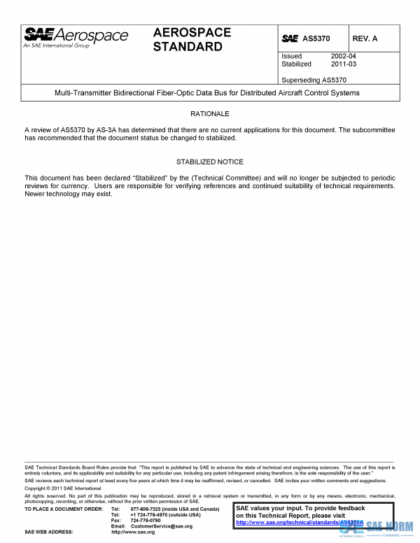 SAE AS 5370 Series PDF